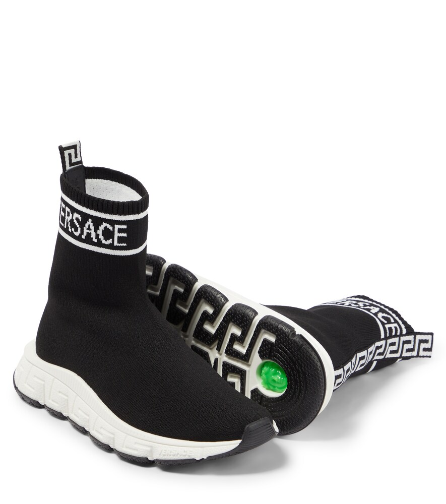  Versace Kids Versace Kids Logo Sock Sneakers 