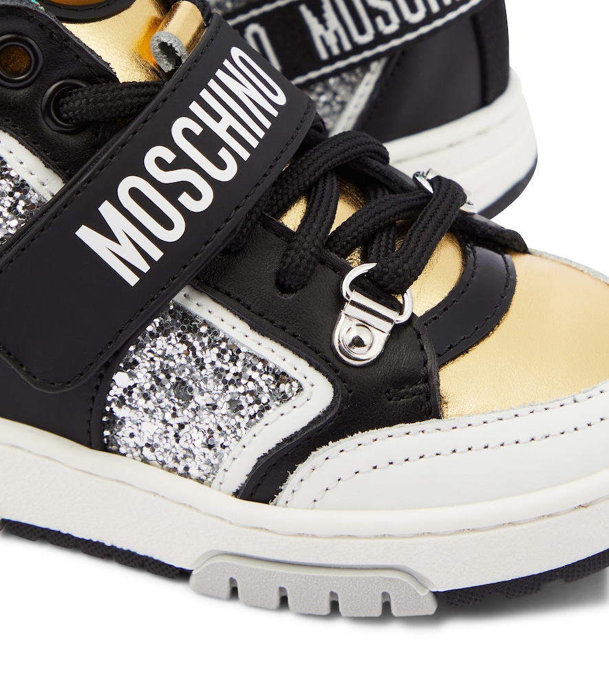  Moschino Kids Moschino Kids High-top Sneakers Aus Leder 
