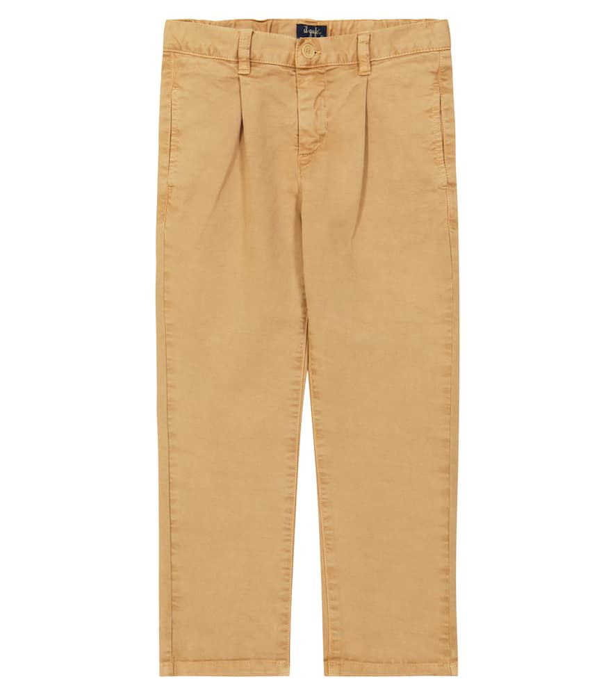 Il Gufo Kids' Cotton-blend Pants In Beige