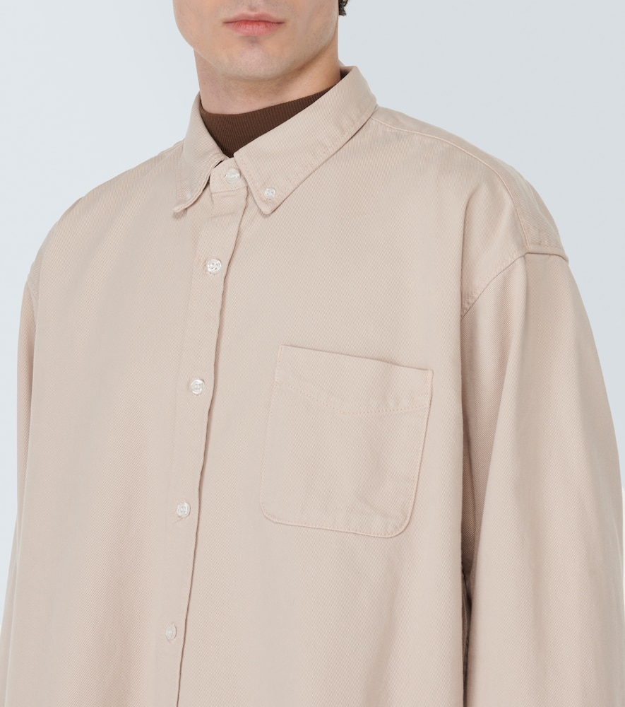 Shop The Frankie Shop Sinclair Cotton Shirt In Natural