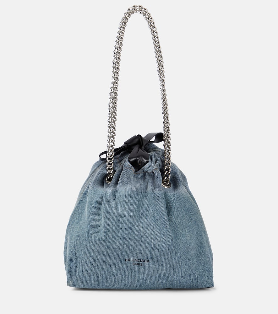 Balenciaga Crush Small denim tote bag