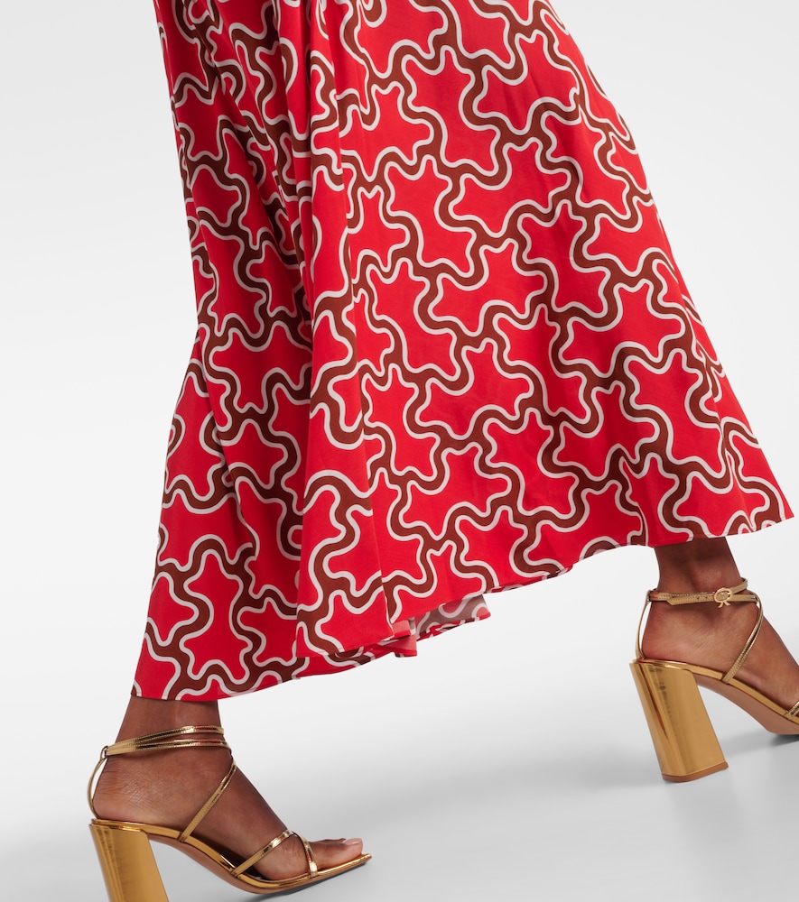  Diane Von Furstenberg Diane Von Furstenberg Bedrucktes Maxikleid Nyck 
