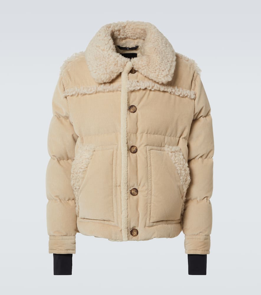 Moncler Grenoble Couloir cotton corduroy ski jacket