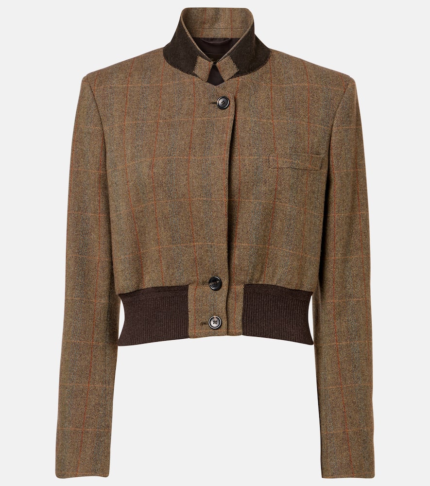 Marty wool and cashmere bomber jacket