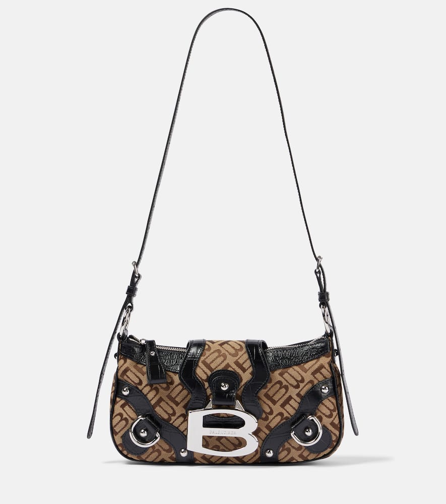 Balenciaga Essex Small jacquard shoulder bag