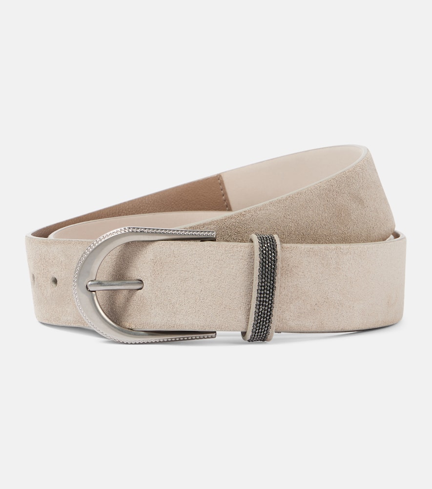 Monili suede belt