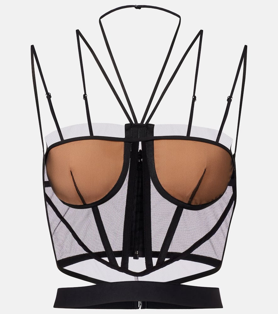 Sheer bustier