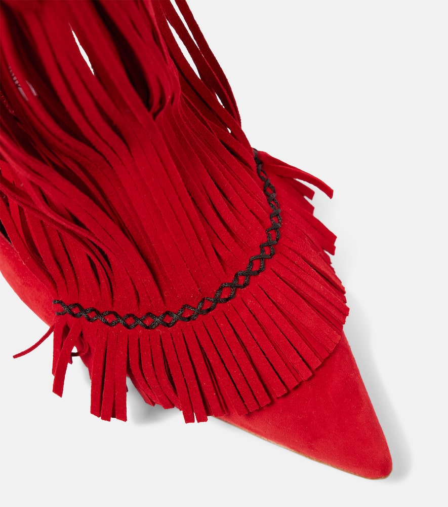 Manolo Blahnik Red 105mm Fiki Sandals In Rot