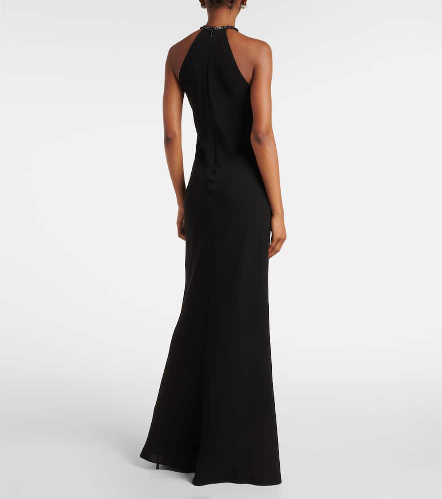 Max Mara Fernet Maxi Dress In Black