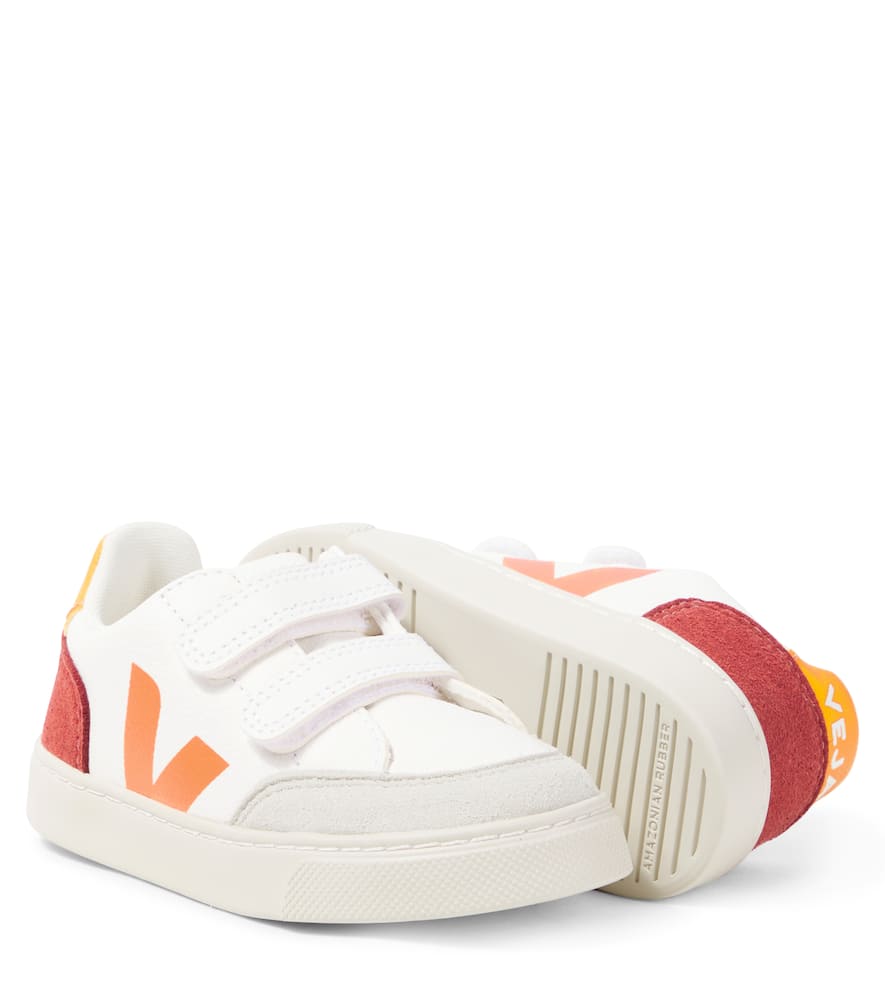 Veja Sneakers V-12 Aus Leder In Rot