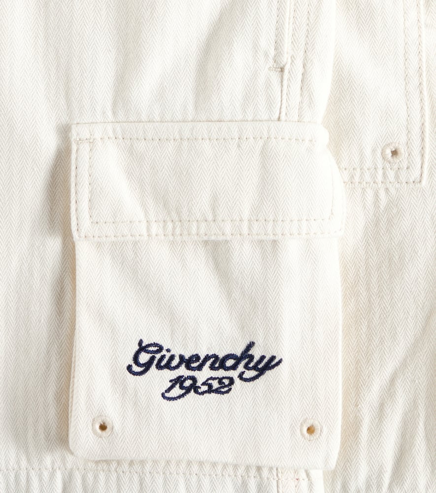 Givenchy Shorts Aus Baumwolle In Weiss