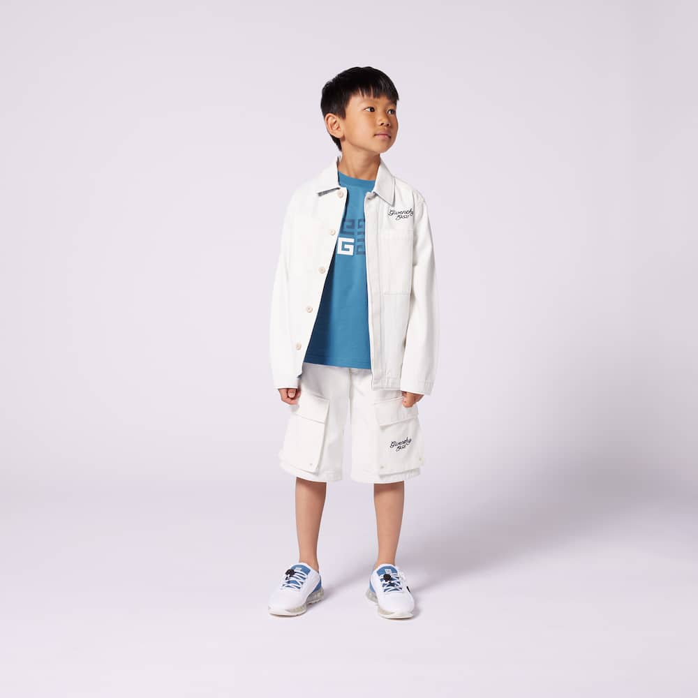 Givenchy Shorts Aus Baumwolle In Weiss