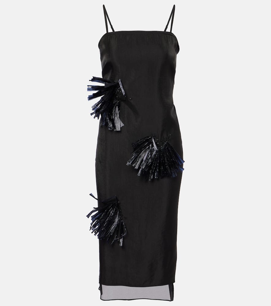 Embroidered maxi dress