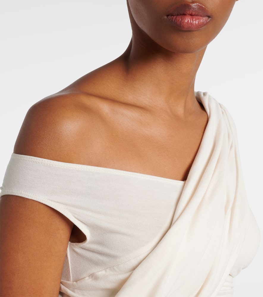 Rick Owens Sahara Asymmetric Top In Pink