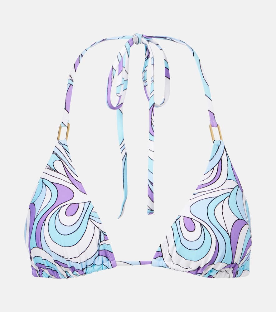 Melissa Odabash Cancun Bikini Top In Blue