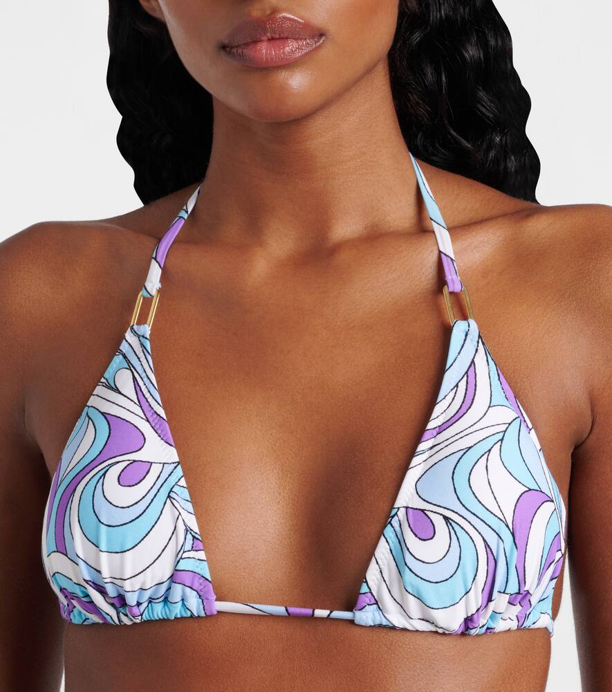 Melissa Odabash Cancun Bikini Top In Blue