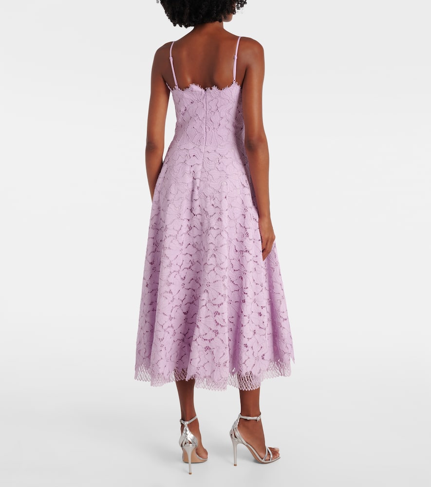 Simkhai Julia Midi Dress In Orchid In Purple