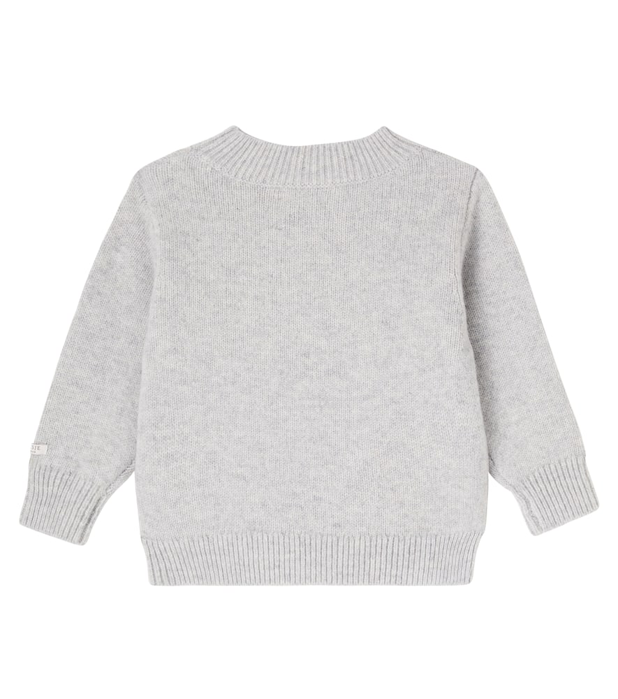 Donsje Baby Denn Wool Sweater In Gray