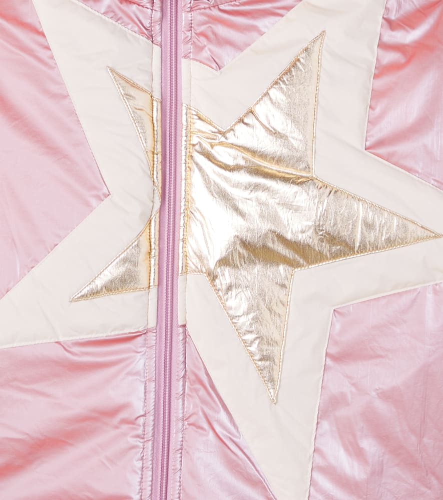 Jellymallow Shining Star Patch-appliqué Jacket In Pink