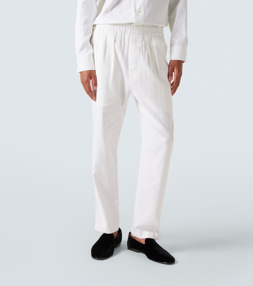 Tom Ford Tom Ford Gerade Hose Aus Baumwolle Und Seide 