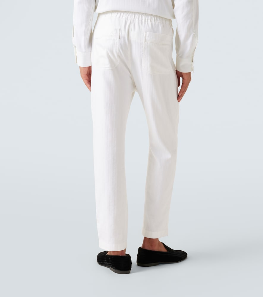  Tom Ford Tom Ford Gerade Hose Aus Baumwolle Und Seide 