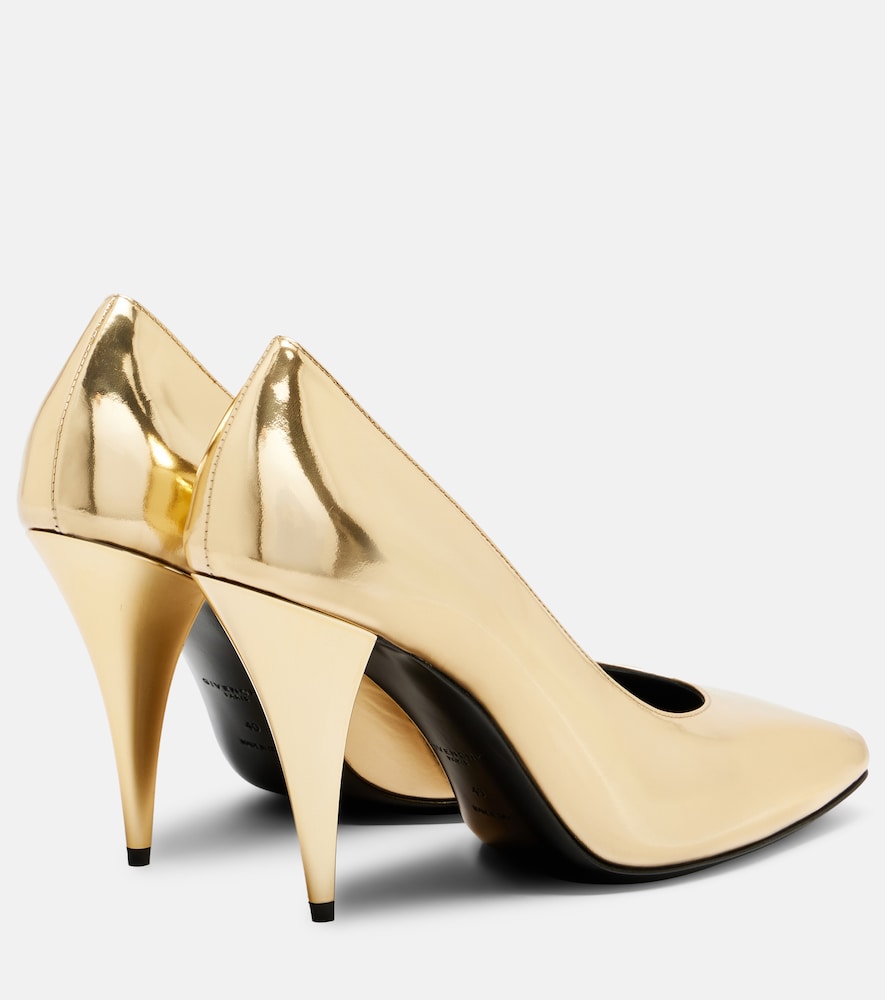 Givenchy Givenchy Pumps Sliced Square 95 Aus Metallic-lackleder 