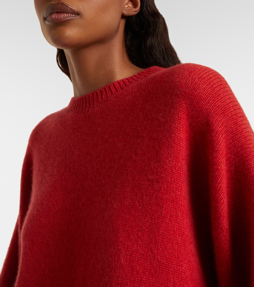 Khaite Women's Margaux Cashmere Oversized Sweater In Red