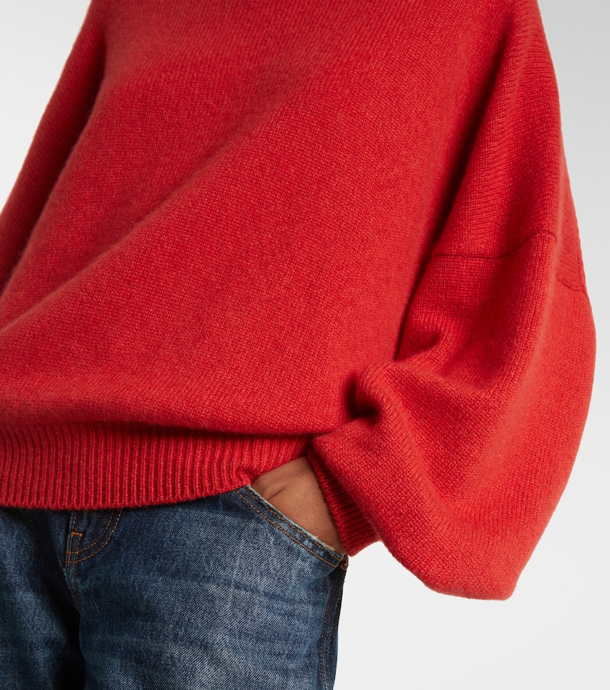 Khaite Women's Margaux Cashmere Oversized Sweater In Red