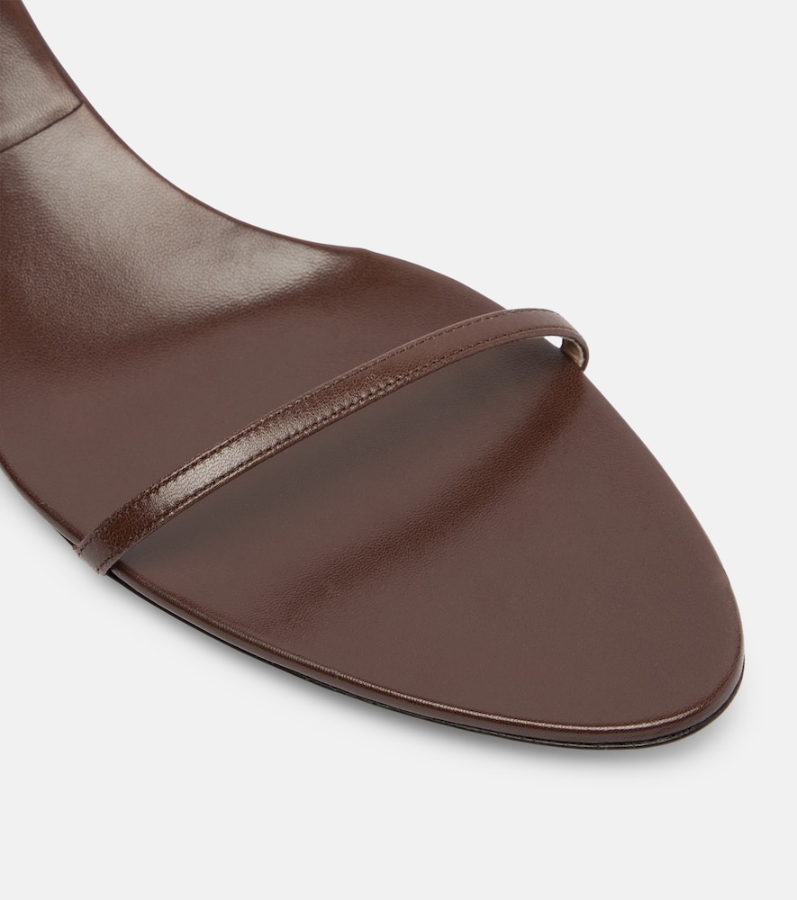  Christen Christen Double Strap 35 Leather Sandals 