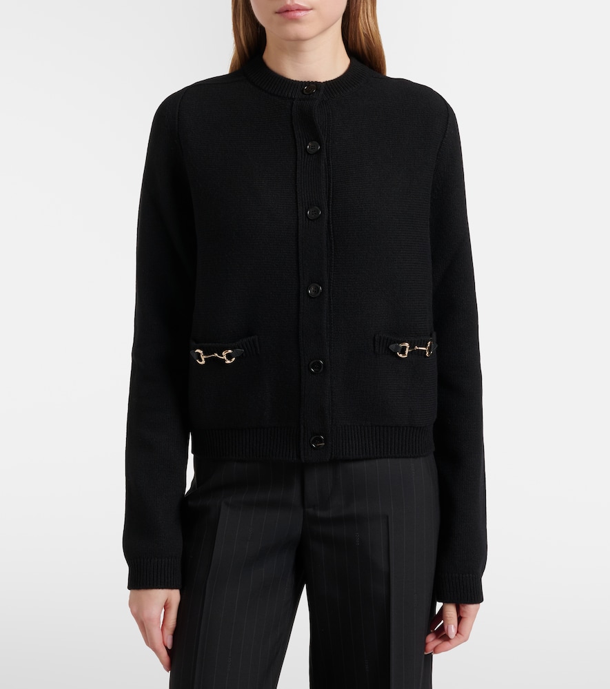  Gucci Gucci Cardigan Horsebit Aus Wolle Und Kaschmir 
