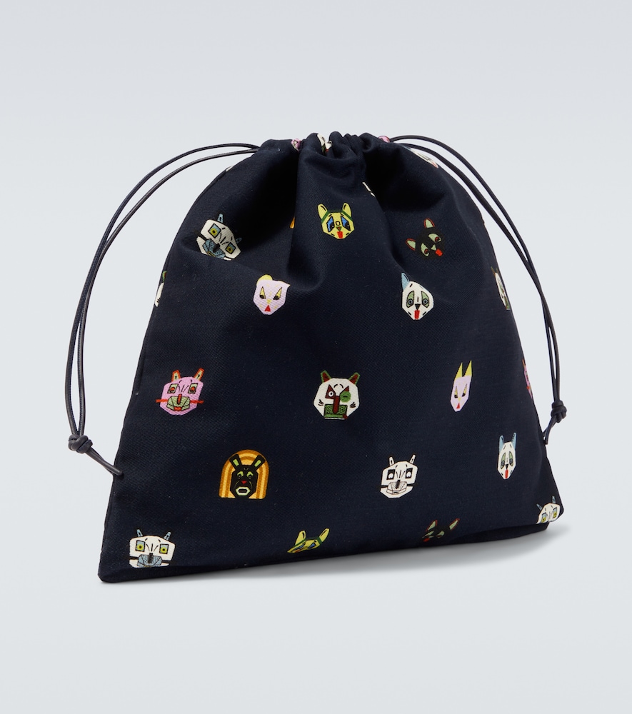  Loewe Loewe X Louis Wain Etui Aus Baumwoll-canvas 