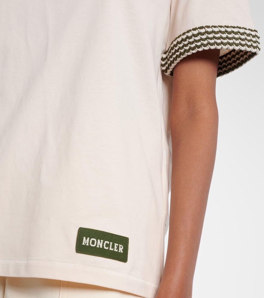  Moncler Moncler T-shirt Aus Baumwoll-jersey 
