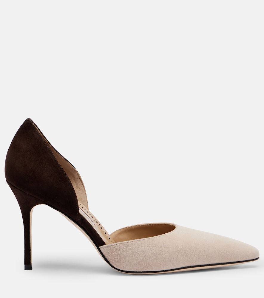  Manolo Blahnik Manolo Blahnik Pumps Taylerbinu 90 Aus Veloursleder 