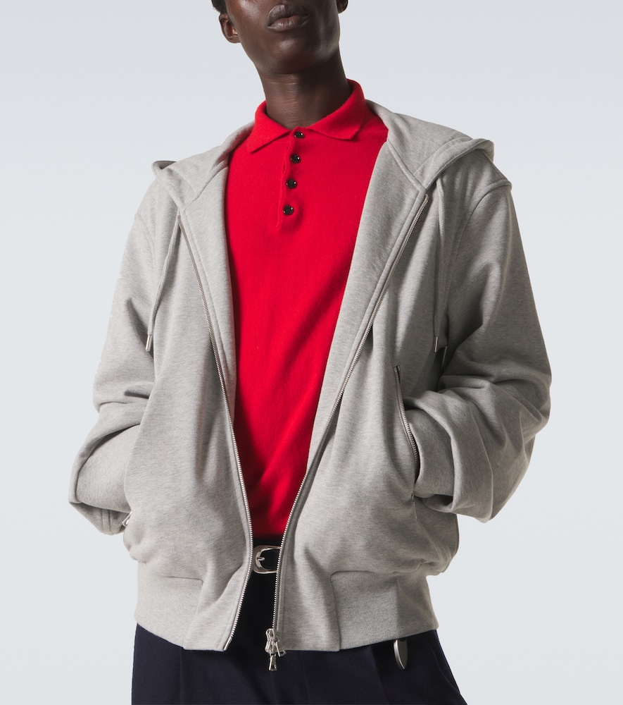  Dries Van Noten Dries Van Noten Sudadera De Algodón Con Capucha 
