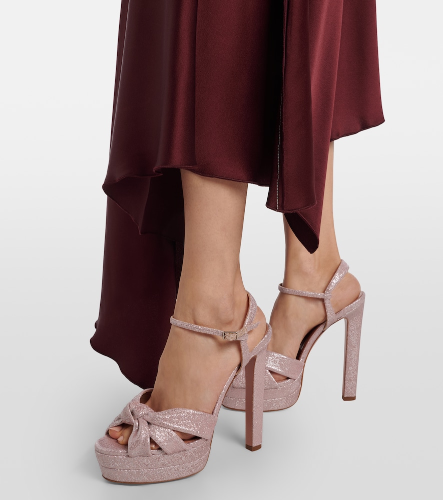 Aquazzura Nina 130 platform sandals