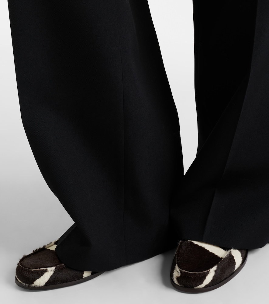 Tod's Printed calf hair loafers