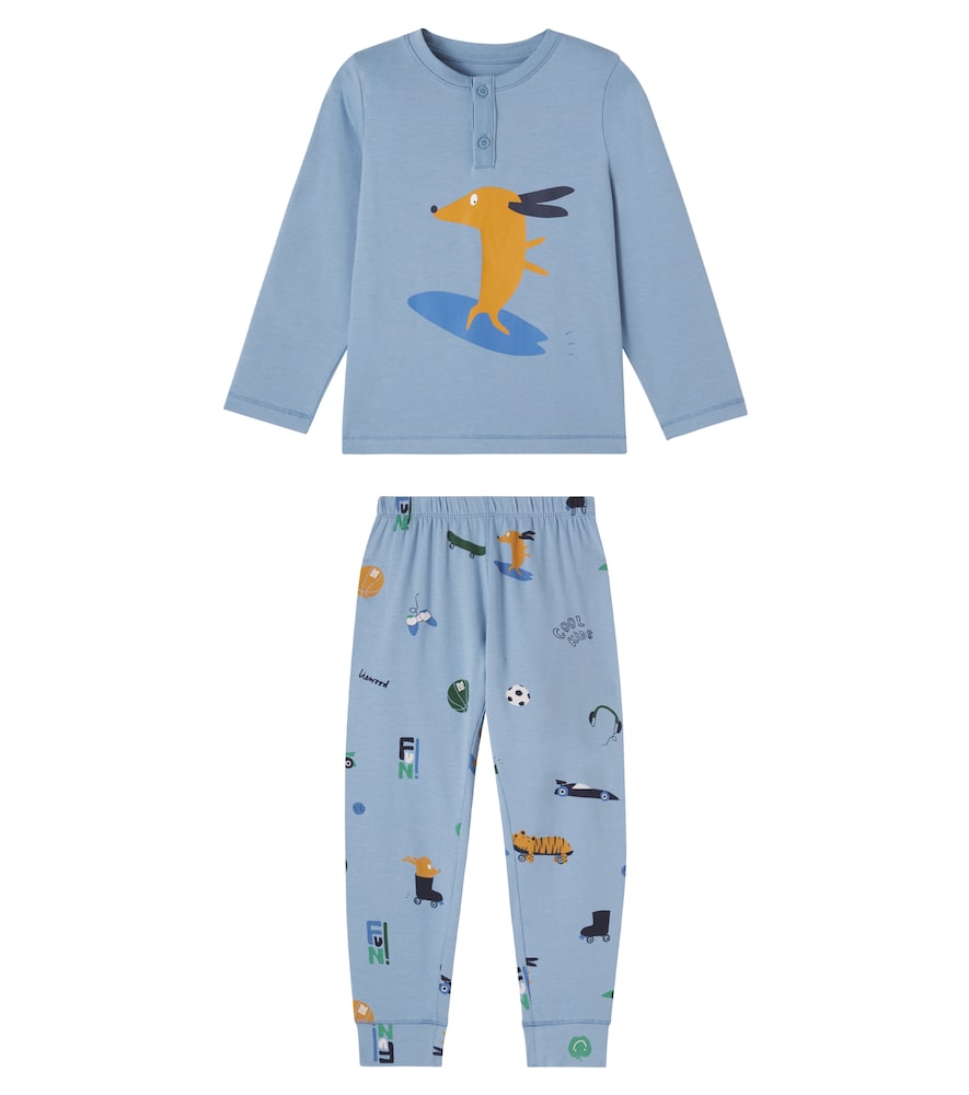 Liewood Blue Wilhelm Cotton-Blend Jersey Pajamas Y 9/10 - Mytheresa
