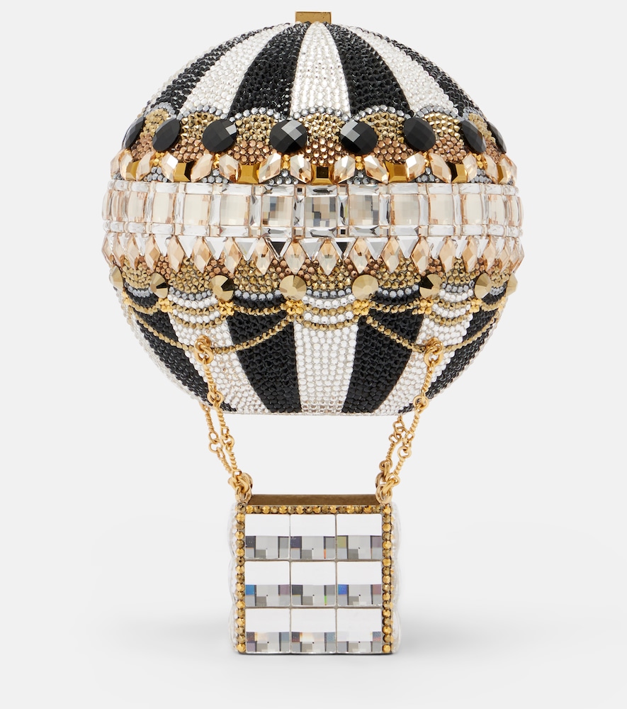 Judith Leiber Hot Air Balloon Small Embellished Clutch In Multi