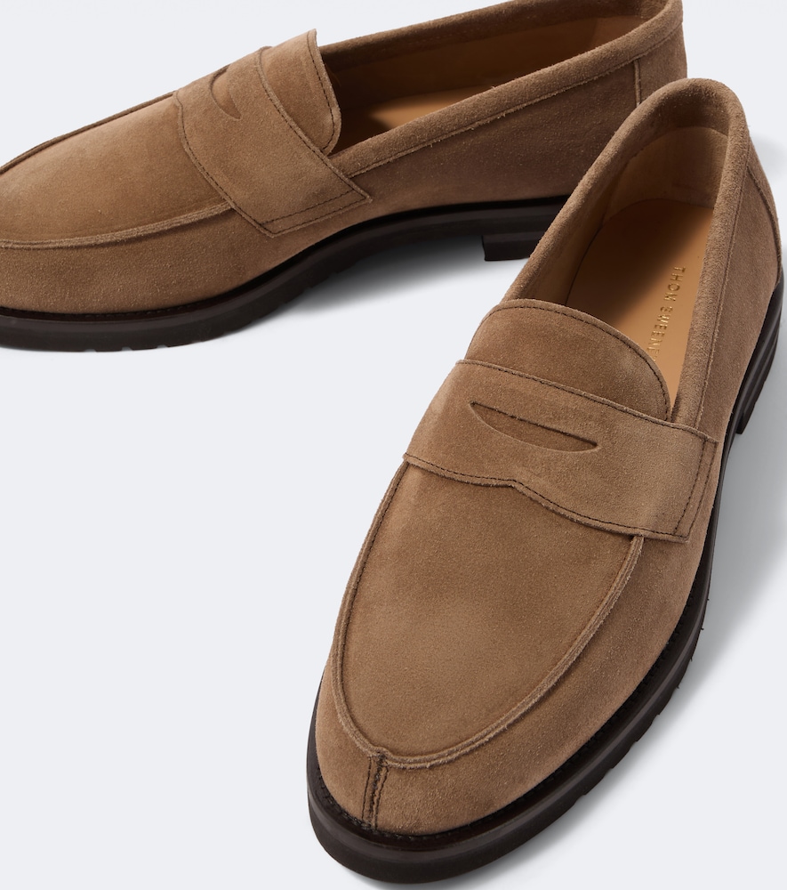 Suede Penny Loafers