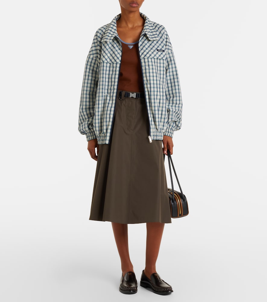  Prada Prada Jacke Aus Chambray 
