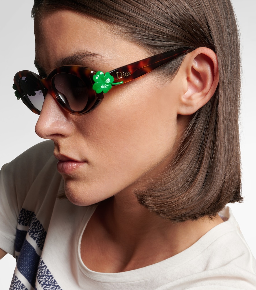  Dior Eyewear Dior Eyewear Dior Clover B1i Oval Sunglasses 