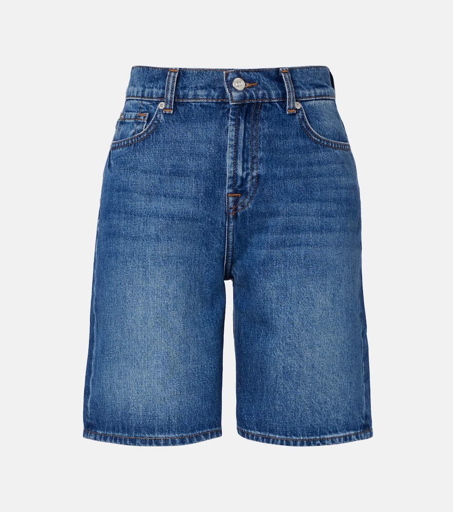 7 For All Mankind Lola distressed denim Bermuda shorts | Thumbnail 6 7 For All Mankind Lola distressed denim Bermuda shorts | Thumbnail 6