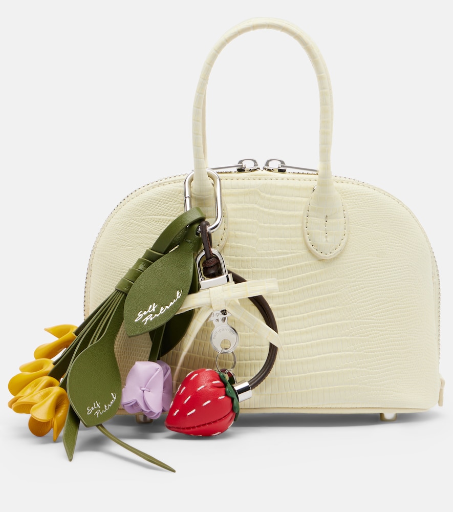 Borsa a mano Lizard Small in pelle