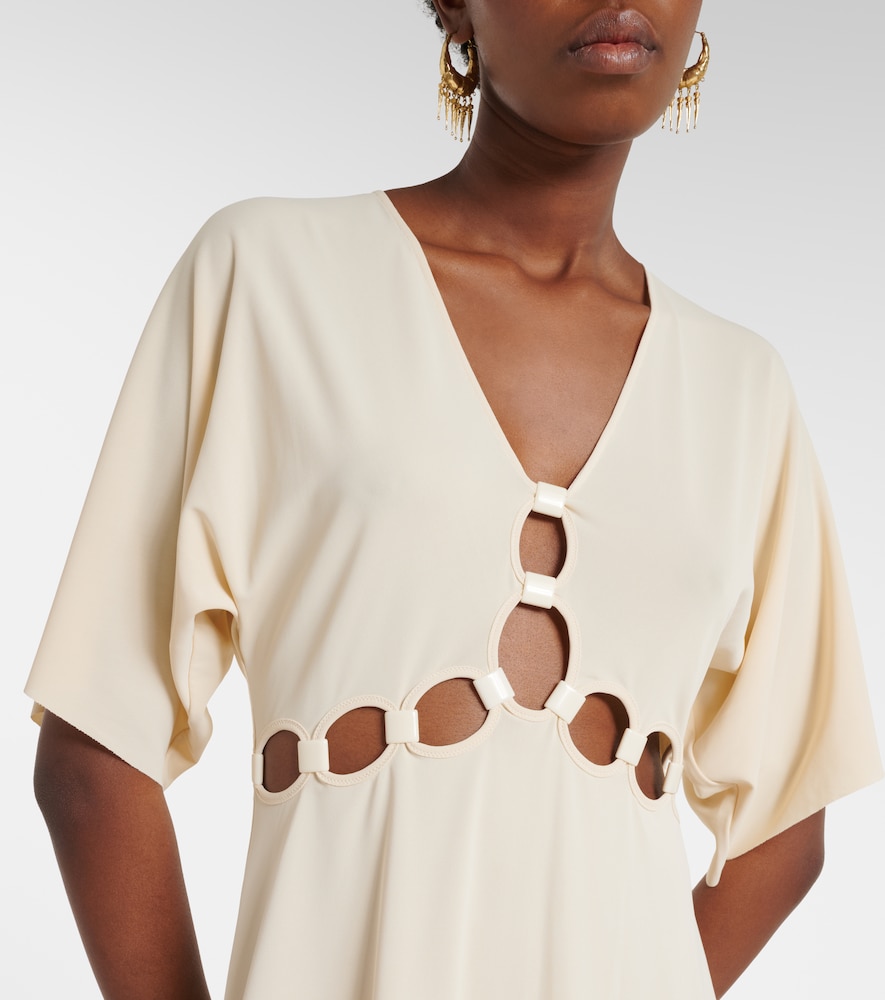  Eres Eres Connection Cutout Jersey Minidress 