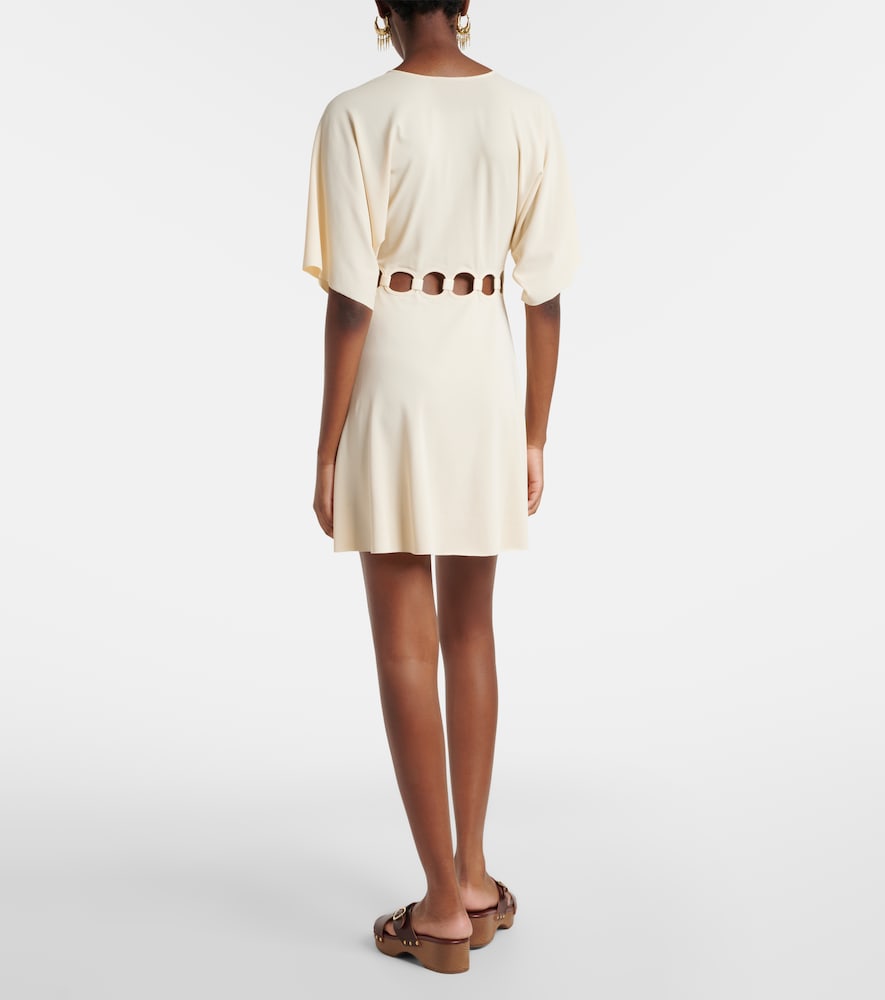  Eres Eres Connection Cutout Jersey Minidress 