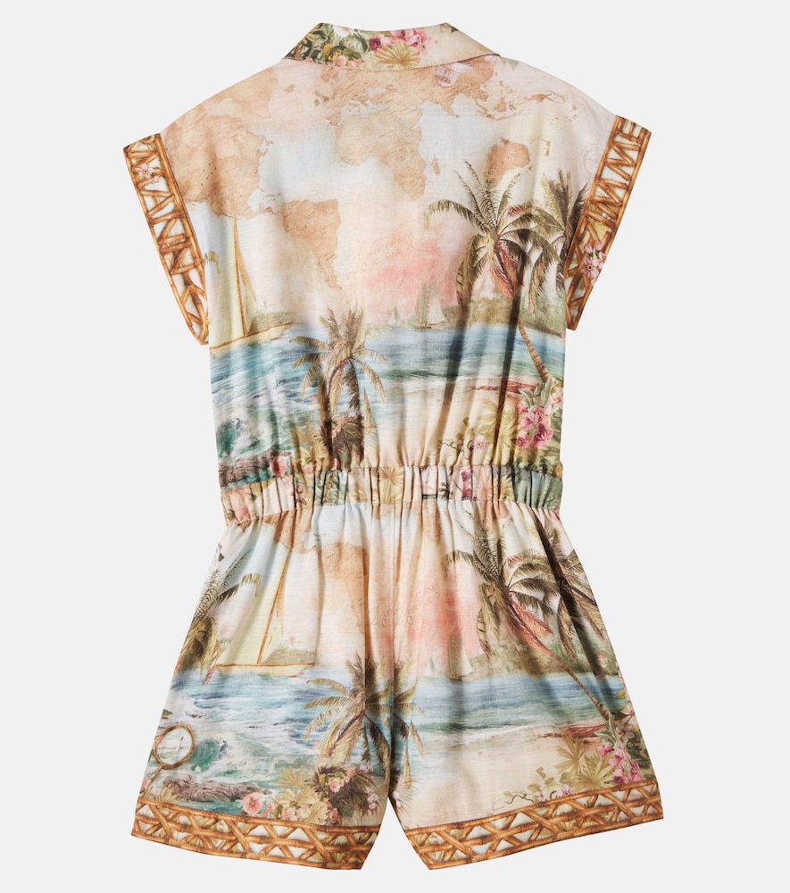  Zimmermann Kids Zimmermann Kids Mahon Printed Cotton Romper 