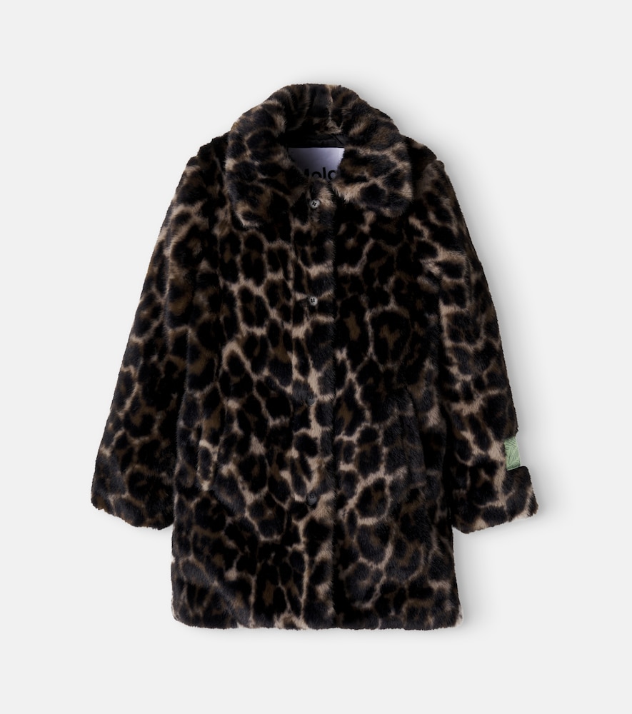 Cappotto Hera con stampa leopardata