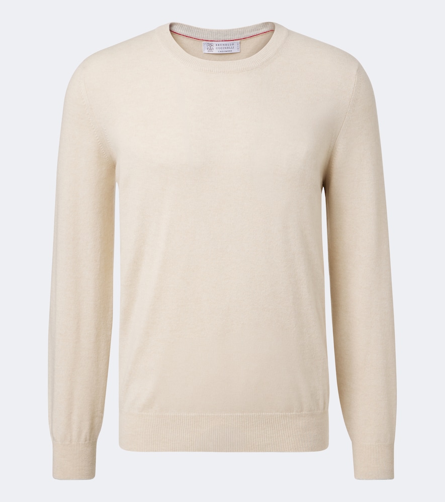 Brunello Cucinelli Uomo Pullover In Cashmere Beige It Taglia 52- Mytheresa - Immagine 1
