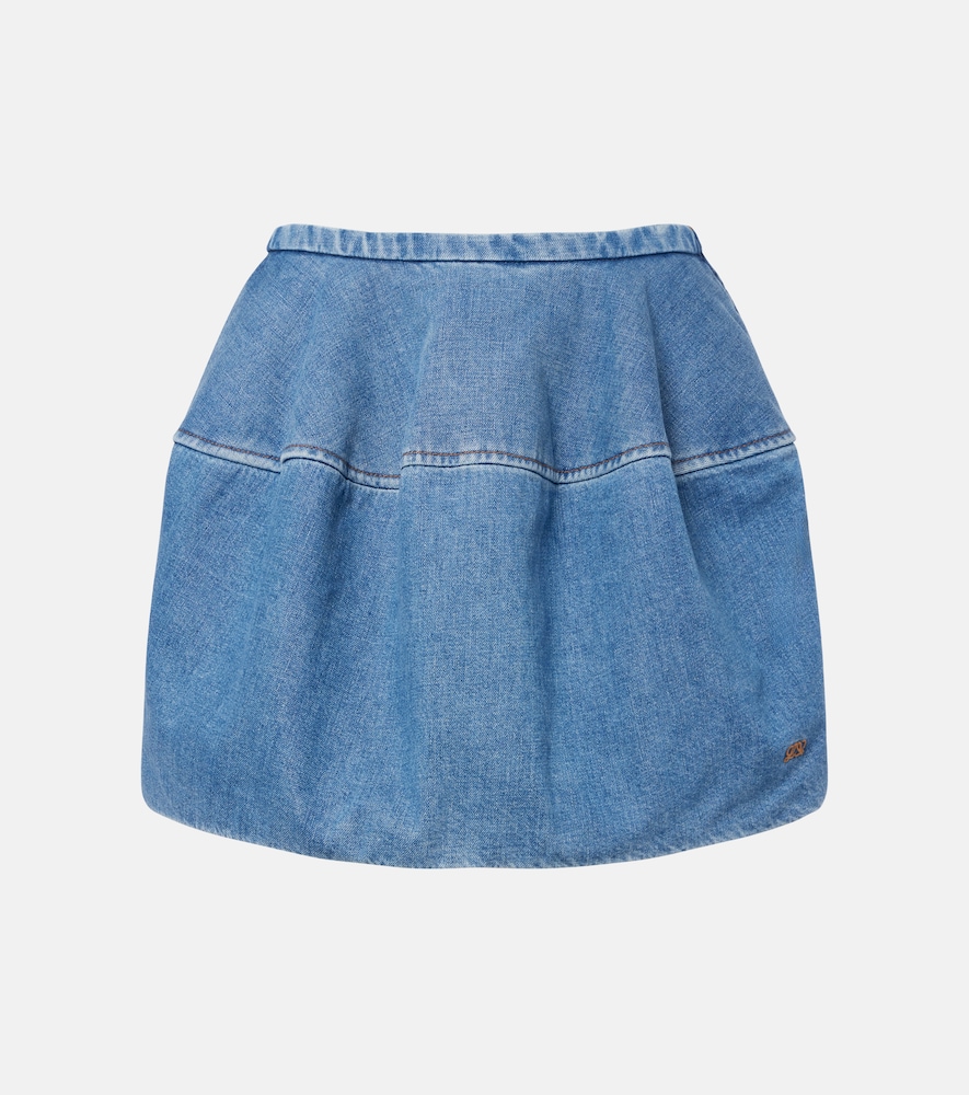 Minigonna Double L di jeans