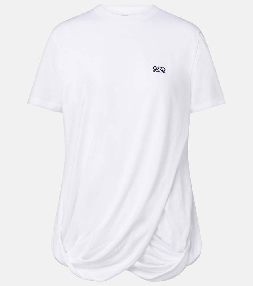 T-Shirt Double L aus Baumwoll-Jersey